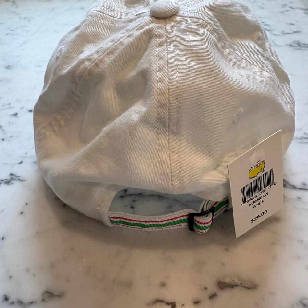 White Masters Golf Hat- small fit - Picture 3 of 13
